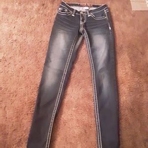 Size 5 reg Hollister hydraulic jeans skinny bootcu